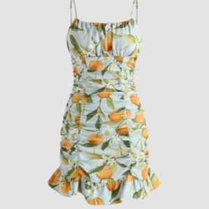 Harvest Fruits Corset Cami Dress